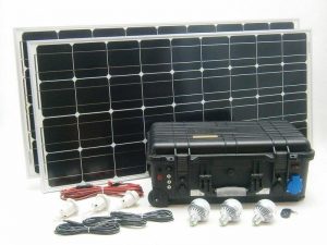 Solárny  systém 200W 230V, 12V, USB
